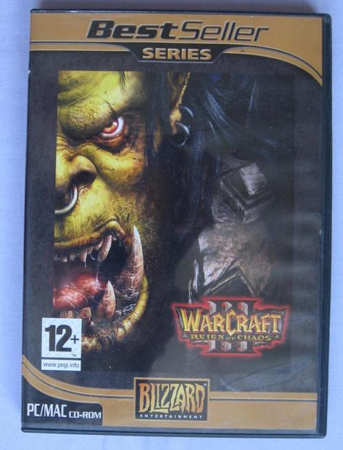 Blizzard Entertertainm. WarCraft Reign of Chaos (Engels 12+), Spelcomputers en Games, Games | Pc, Zo goed als nieuw, Strategie en Constructie