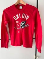 Longsleeve Abercrombie & Fitch Kids Maat 140 Rood, Ophalen of Verzenden, Zo goed als nieuw, Jongen of Meisje, Shirt of Longsleeve