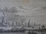 gravure Ameide, Z-Holland bij Schoonhoven, Spilman ca 1740, Antiek en Kunst, Kunst | Etsen en Gravures, Verzenden