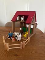 Houten boerderij, Kinderen en Baby's, Speelgoed | Poppenhuizen, Ophalen, Zo goed als nieuw