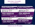 4x 100 Betica naalden 6 MM x 31G voor Insulinespuit, Diversen, Verpleegmiddelen, Ophalen