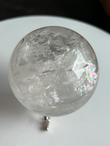 2 grote kristal bergkristal bollen 
