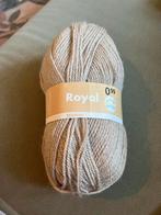 Eén bol zeeman royal garen - lichtbruin-achtig, Hobby en Vrije tijd, Ophalen of Verzenden, Nieuw, Breien of Haken, Wol of Garen