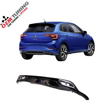 R-LINE Diffuser | VW Polo 2G | 2017 - 2025 | hoogglans zwart beschikbaar voor biedingen