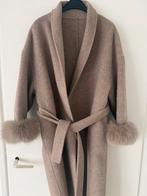 Fur coat taupe, Kleding | Dames, Jassen | Winter, Ophalen of Verzenden, Zo goed als nieuw, Maat 46/48 (XL) of groter, Bruin