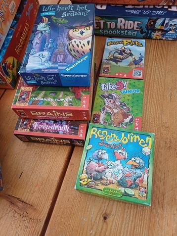 Diverse spelletjes beschikbaar voor biedingen