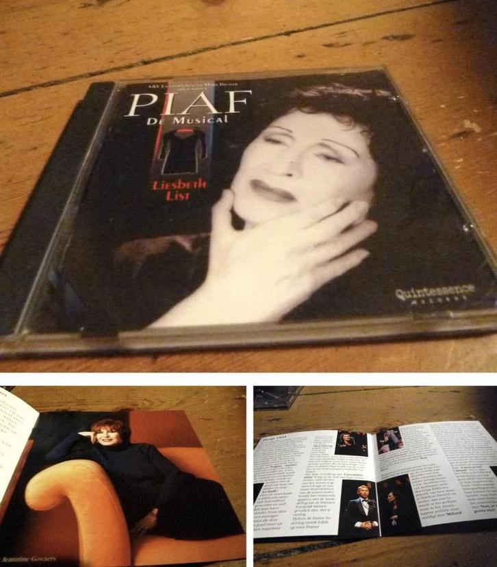 cd Liesbeth List - Piaf de Musical - CD - 2000 -, Cd's en Dvd's, Cd's | Rock, Zo goed als nieuw, Poprock, Ophalen of Verzenden