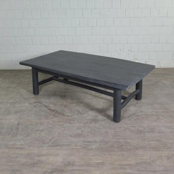 23173 Salontafel Landhuisstijl Zwart 1,30 m x 0,70 m