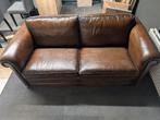 leren 2 zits bankstel, Huis en Inrichting, Banken | Bankstellen, Ophalen, Gebruikt, 150 tot 200 cm, Tweepersoons