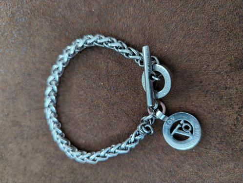 TOV Essentials schakelarmband, Sieraden, Tassen en Uiterlijk, Armbanden, Zo goed als nieuw, Staal, Zilver, Ophalen of Verzenden