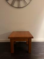 Bijzettafel salontafel eiken, Ophalen, Zo goed als nieuw, Rechthoekig, 45 tot 60 cm
