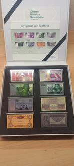 Zilveren miniatuur bankbiljetten, Ophalen of Verzenden, 10 gulden