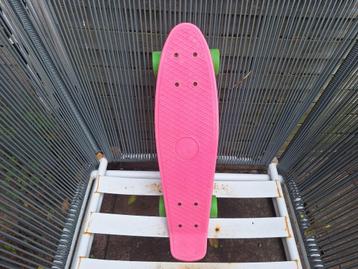  Shogun skateboard  knalroze met groene wielen abec7 lagers! beschikbaar voor biedingen