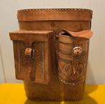 Bruine Mexicaanse tas voor 2 wijnflessen, Kleding | Dames, Ophalen of Verzenden, Gedragen