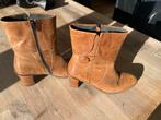 Wolky leren enkellaarsjes maat 40, Kleding | Dames, Schoenen, Ophalen, Zo goed als nieuw, Bruin, Lage of Enkellaarzen