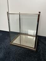 Riverdale windlicht zilverkleur, Huis en Inrichting, Woonaccessoires | Stolpen, Ophalen of Verzenden, Gebruikt