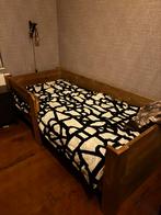 Steigerhouten bed 1 persoons, Ophalen, Zo goed als nieuw, 180 cm of meer, 85 tot 100 cm