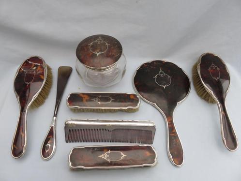 8 Delig zilveren kapstel - Birmingham - ca 1900, Antiek en Kunst, Antiek | Goud en Zilver, Zilver, Ophalen of Verzenden