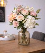 Pastel Zijde boeket, Huis en Inrichting, Woonaccessoires | Kunstplanten en Kunstbloemen, Ophalen of Verzenden, Zo goed als nieuw