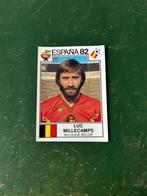 Panini plaatje Luc Millecamps Belgie WK 1982, Ophalen of Verzenden