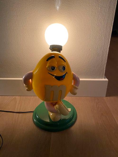 Vintage M&M lamp met werkend lampje, Huis en Inrichting, Lampen | Overige, Zo goed als nieuw, Ophalen of Verzenden