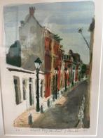 Litho Jeroen Hermkens Brigittenstraat, Antiek en Kunst, Kunst | Litho's en Zeefdrukken, Ophalen of Verzenden