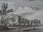 gravure kasteel van Liesveld, Schoonhoven Rademaker 18e eeuw, Antiek en Kunst, Kunst | Etsen en Gravures, Verzenden