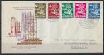 FDC NR E2 KERKEN UIT 1950, Postzegels en Munten, Postzegels | Eerstedagenveloppen, Ophalen of Verzenden, Beschreven, Nederland