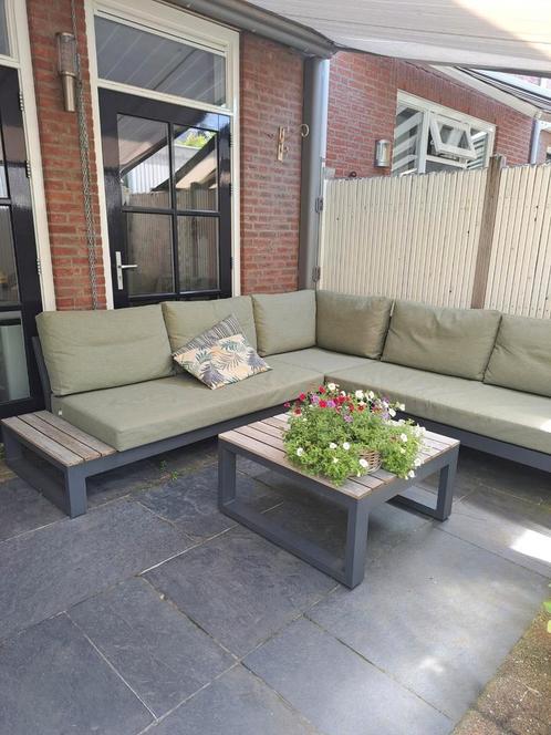 Loungeset Life, Tuin en Terras, Tuinsets en Loungesets, Gebruikt, Aluminium, Ophalen