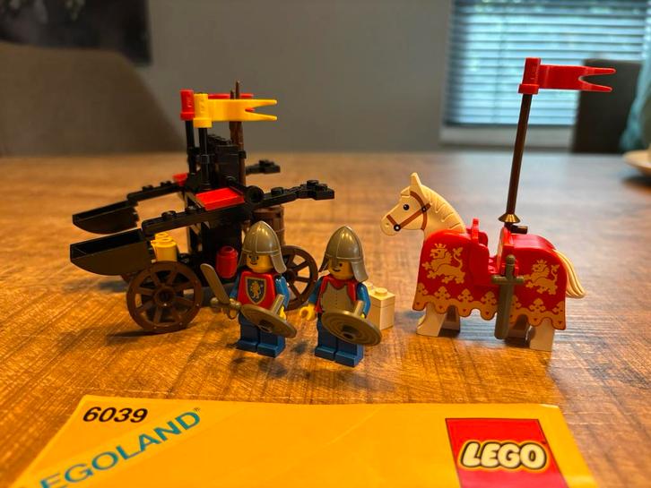 Lego Castle set 6039 ‘Twin Arm Launcher’ uit 1988, Kinderen en Baby's, Speelgoed | Duplo en Lego, Gebruikt, Lego, Complete set