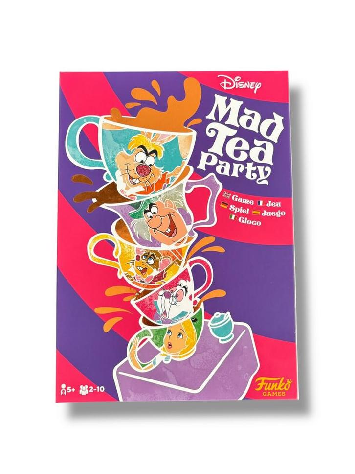 Disney Mad Tea Party Bordspel Funko Games, Hobby en Vrije tijd, Gezelschapsspellen | Bordspellen, Nieuw, Een of twee spelers, Drie of vier spelers