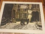 Ets van Man met trekkar in Mechelen. Nr 64. Albert Geudens, Antiek en Kunst, Ophalen