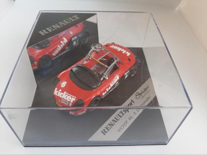 Renault Sport Spider Trophy  "Kicker" #6 R.Druckenmuller, Hobby en Vrije tijd, Modelauto's | 1:43, Zo goed als nieuw, Auto, Overige merken