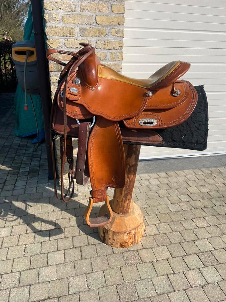 Equiflex westernzadel met toebehoren, Dieren en Toebehoren, Paarden en Pony's | Zadels, Zo goed als nieuw, Western, Ophalen of Verzenden
