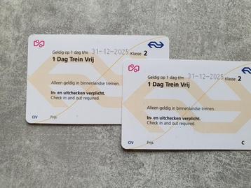 NS dagkaart geldig t/m 31 dec 2025 beschikbaar voor biedingen