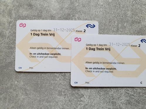 NS dagkaart geldig t/m 31 dec 2025, Tickets en Kaartjes, Trein, Bus en Vliegtuig, Eén persoon, Algemeen kaartje, Bus, Metro of Tram