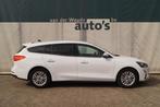 Ford Focus Wagon 1.0 EcoBoost 155pk Hybrid Titanium X Busine, Stof, Gebruikt, Lichtsensor, Wit