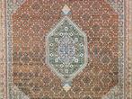 Handmade Persian wool Bidjar carpet medallion red 249x342cm, Persian Perzisch vintage oosters hype, Gebruikt, Ophalen of Verzenden