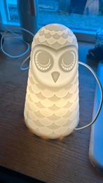Lamp uil, Huis en Inrichting, Lampen | Tafellampen, Ophalen, Zo goed als nieuw, Minder dan 50 cm