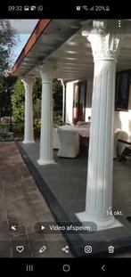 Nostalgische hout hand gemaakt zuil 250 cm hoog, Huis en Inrichting, Woonaccessoires | Zuilen en Pilaren, Ophalen, Nieuw