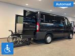 Fiat Ducato L1H1 Rolstoelbus Automaat + handbediening, Auto's, Bestelauto's, Automaat, Stof, Gebruikt, Zwart
