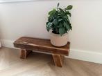 Nieuw houten vensterbank bankje van gerecycled hout 60x21x17, Ophalen of Verzenden, Nieuw, Hout