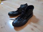 Converse all stars hoog mt 43 zwart leer, Kleding | Heren, Schoenen, Ophalen