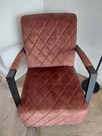 Mooie Bruine Fauteuil / Coffee Chair, Ophalen, Minder dan 75 cm, Zo goed als nieuw, Metaal