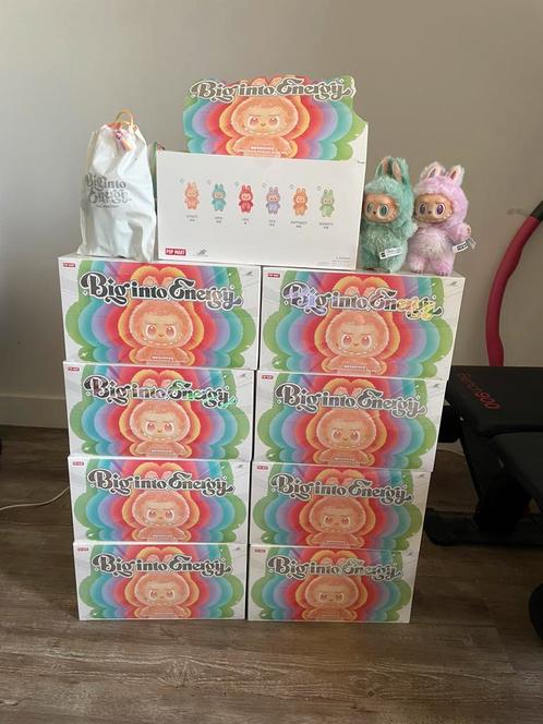 4x Labubu full set en aantal losse Big Into Energy, Verzamelen, Poppetjes en Figuurtjes, Nieuw, Ophalen of Verzenden