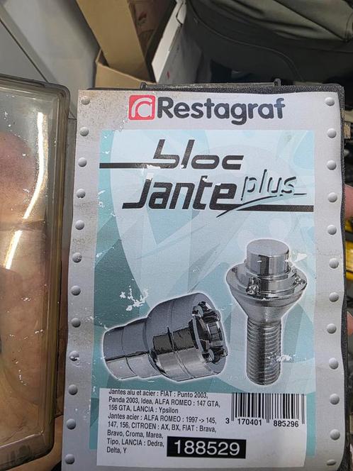 Restagraf Slot Wielbouten - Fiat Alfa Lancia Citroën, Auto-onderdelen, Klein materiaal, Alfa Romeo, Citroën, Fiat, Lancia, Gebruikt