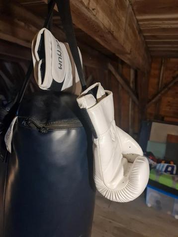 Boksbal + Venum Handschoenen - Zo Goed Als Nieuw! beschikbaar voor biedingen