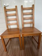 Twee keuken stoelen IKEA, Ophalen, Gebruikt, Bruin, Twee