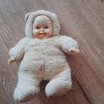 Beertje Monchichi Wit - Zacht en Gebruikt, Ophalen of Verzenden, Gebruikt, Babypop