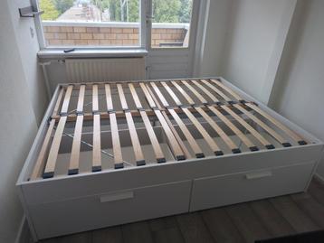 Ikea BRIMNES Tweepersoonsbed 180x200 Zo Goed Als Nieuw